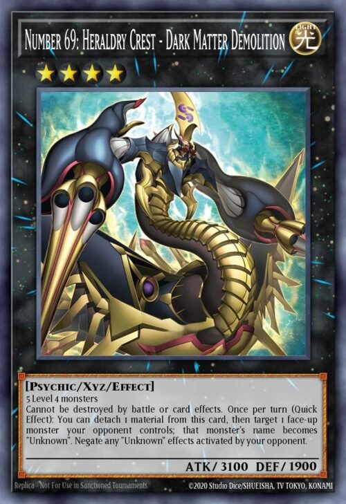 Number 69: Heraldry Crest - Dark Matter Demolition (Español)