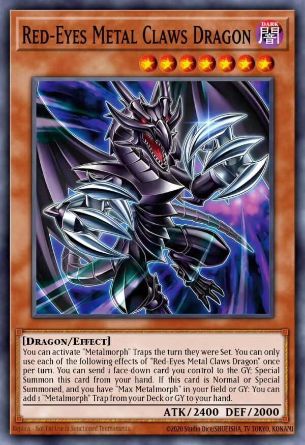 Red-Eyes Metal Claws Dragon (Español)