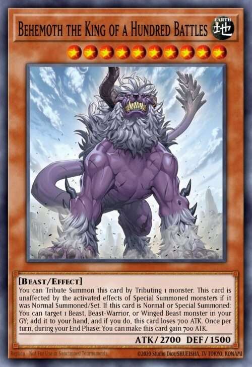 Behemoth the King of a Hundred Battles (Ingles)