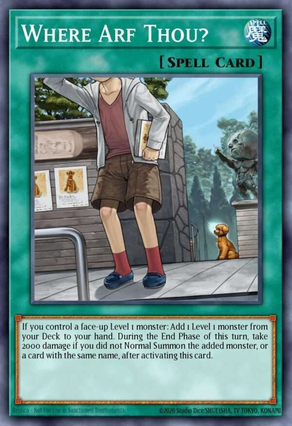 Where Arf Thou? (Ingles)